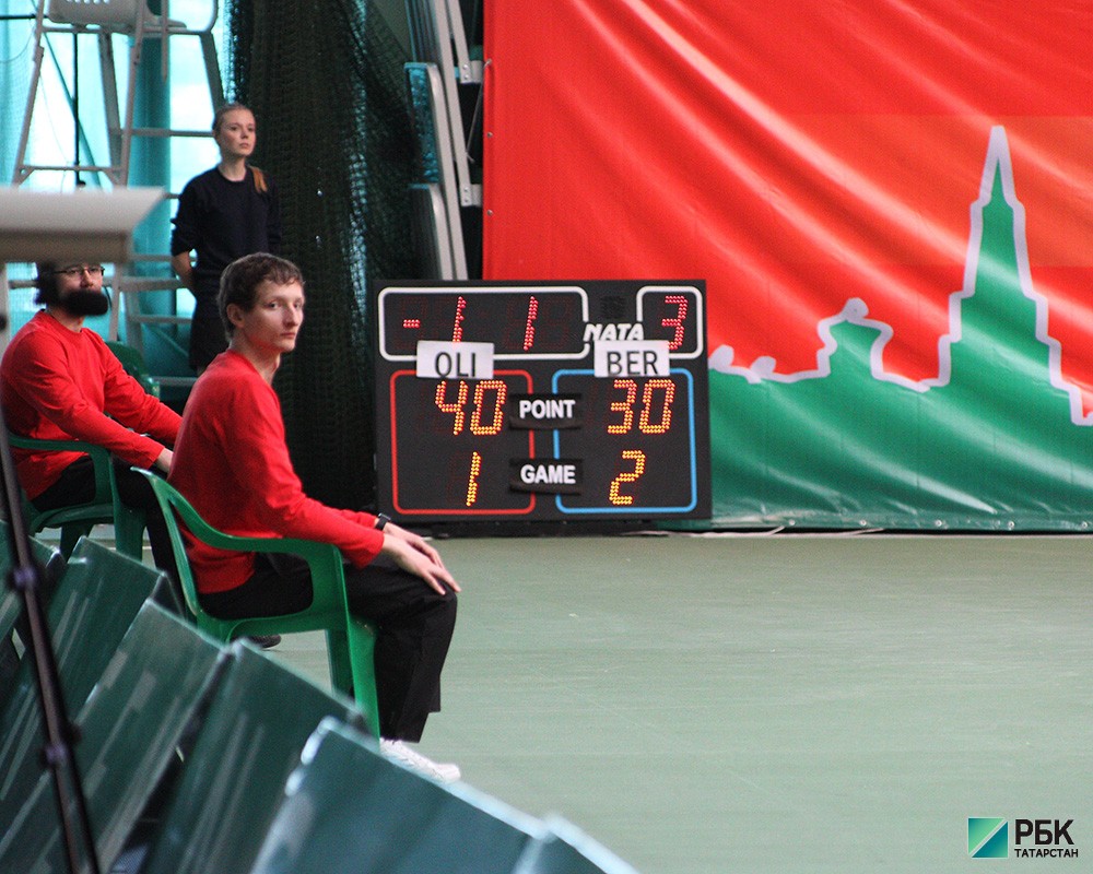 В Казани теннисисты разыгрывают 75 тысяч долларов.