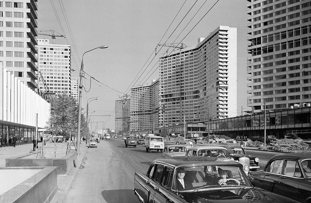 Виды Москвы. Проспект Калинина. 1967 год