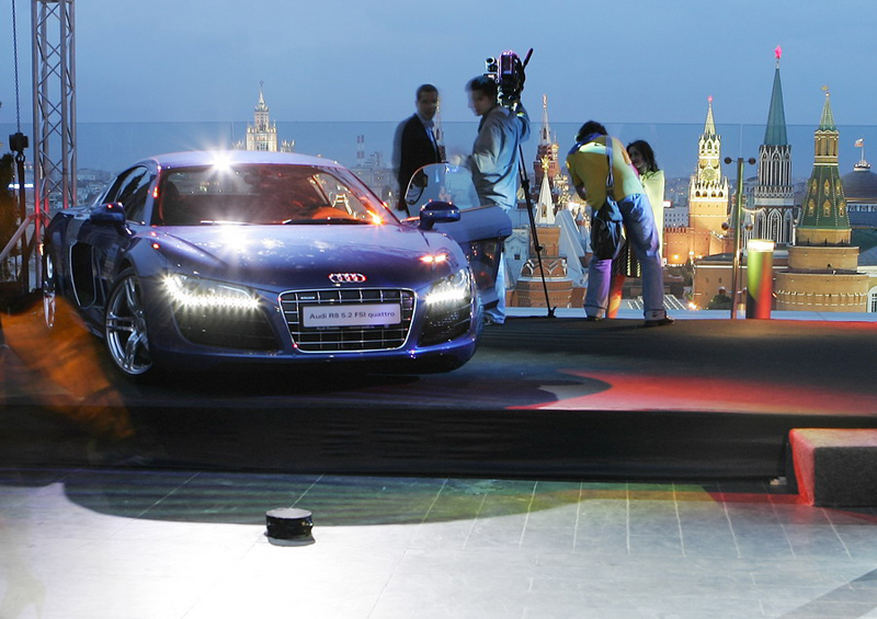 Вечер под знаком харизматичного суперкара Audi R8 V10