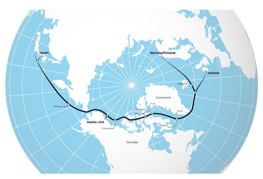 Схема первого арктического кабеля