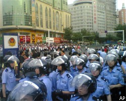 Еще в одном китайском городе вспыхнули беспорядки