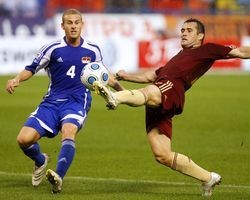 Сборная России по футболу выиграла у Лихтенштейна
