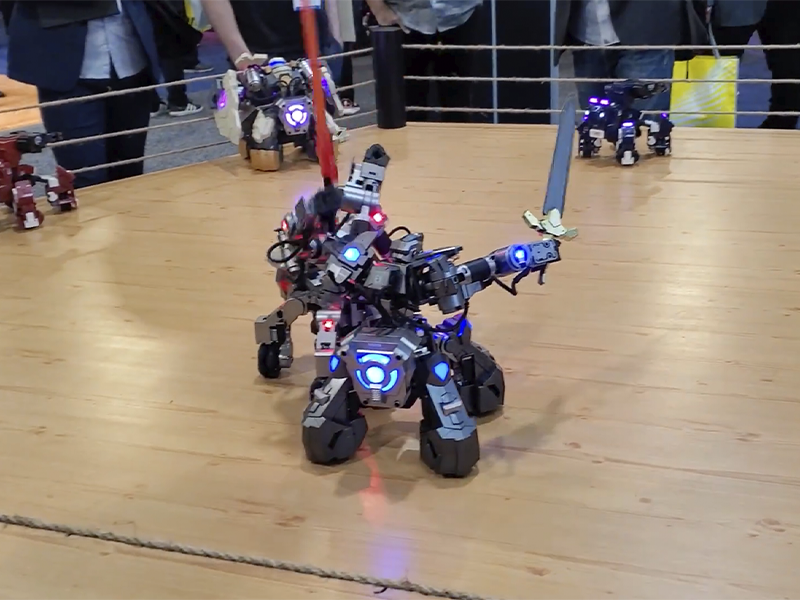 Роботы-бойцы с управлением через моушн-контроллеры