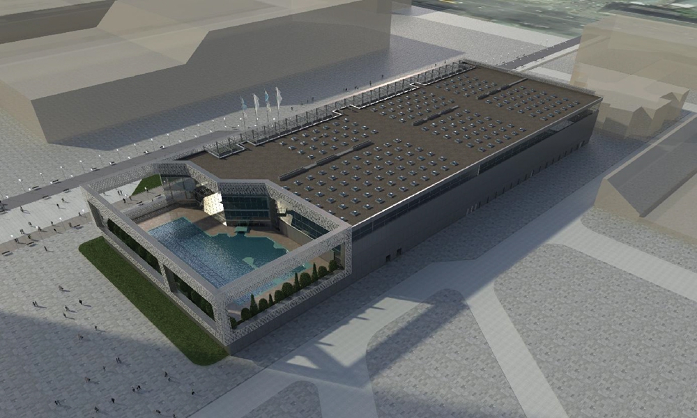Здание Комплекса водного спорта объединит в себе первый в России Олимпийский центр синхронного плавания Анастасии Давыдовой и другие водные и оздоровительные площадки