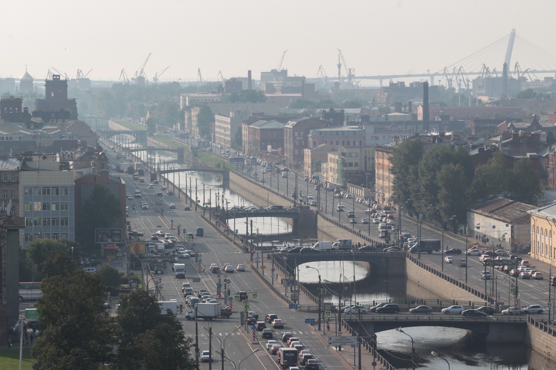 Вид на Обводный канал