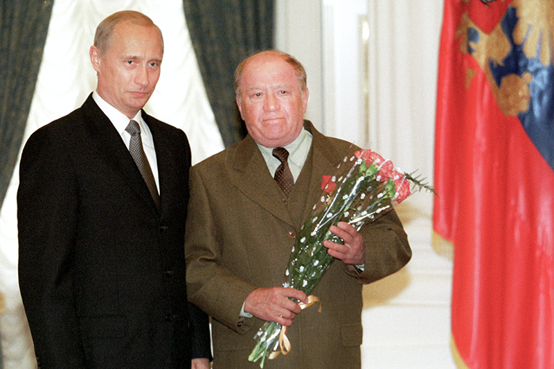 На фото: с президентом Владимиром Путиным во&nbsp;время награждения орденом &laquo;За заслуги перед&nbsp;Отечеством&raquo; IV степени