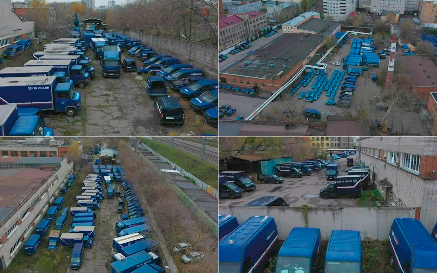 «Почта России» объяснила появление кладбища фургонов в Москве