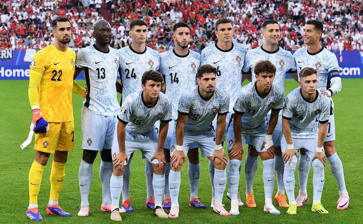 Сборная Португалии перед матчем против Грузии на Евро-2024