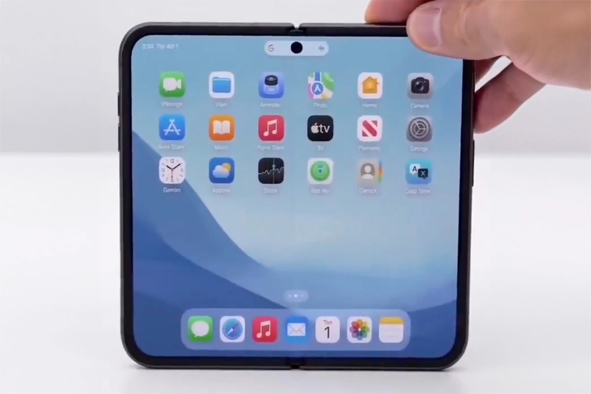 Инсайдеры говорят о практически полном отсутствии складок на месте сгиба основного дисплея iPhone Fold