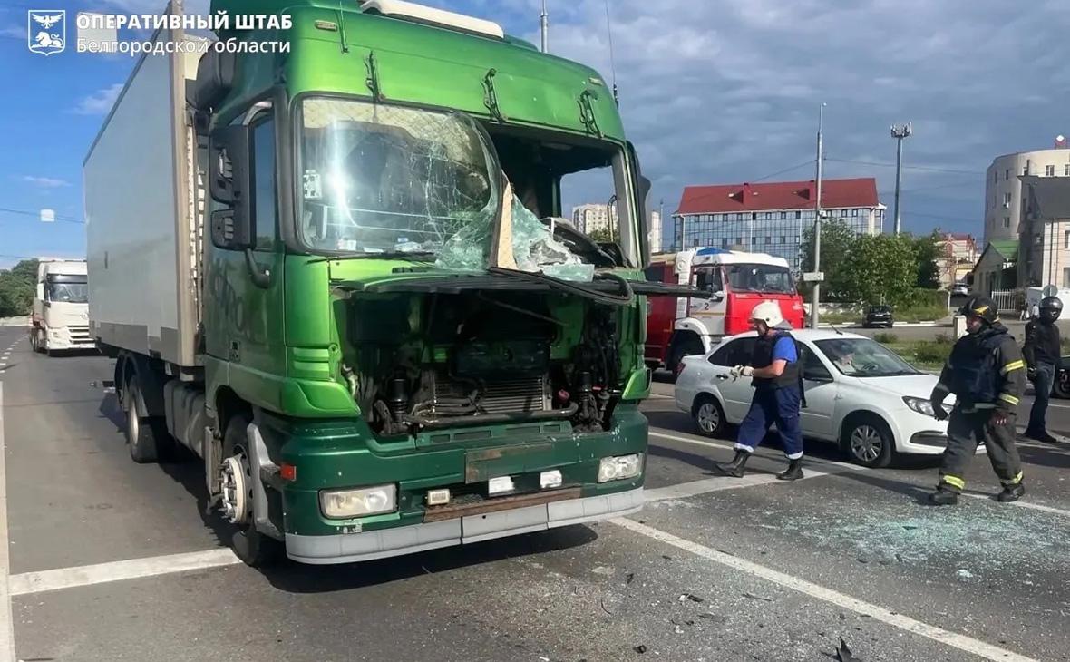 В Белгороде при атаке украинского дрона погиб водитель грузовика