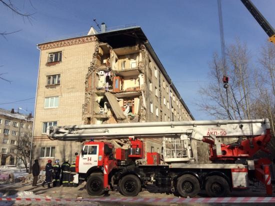 В рухнувшей тюменской пятиэтажке завершены аварийно-спасательные работы 