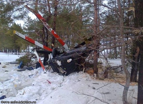 В Татарстане разбился вертолет 