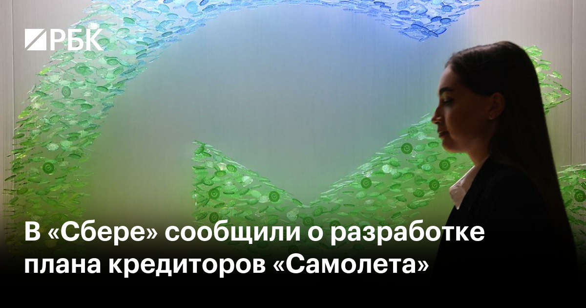 В «Сбере» сообщили о разработке плана кредиторов «Самолета»