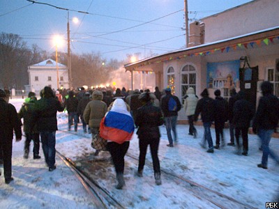 Возле Останкино задержаны около сотни националистов 