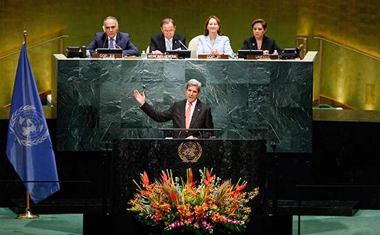 Выступление госсекретаря США Джона Керри на&nbsp;заседании Совета Безопасности в&nbsp;рамках Генеральной ассамблеи ООН в&nbsp;Нью-Йорке
