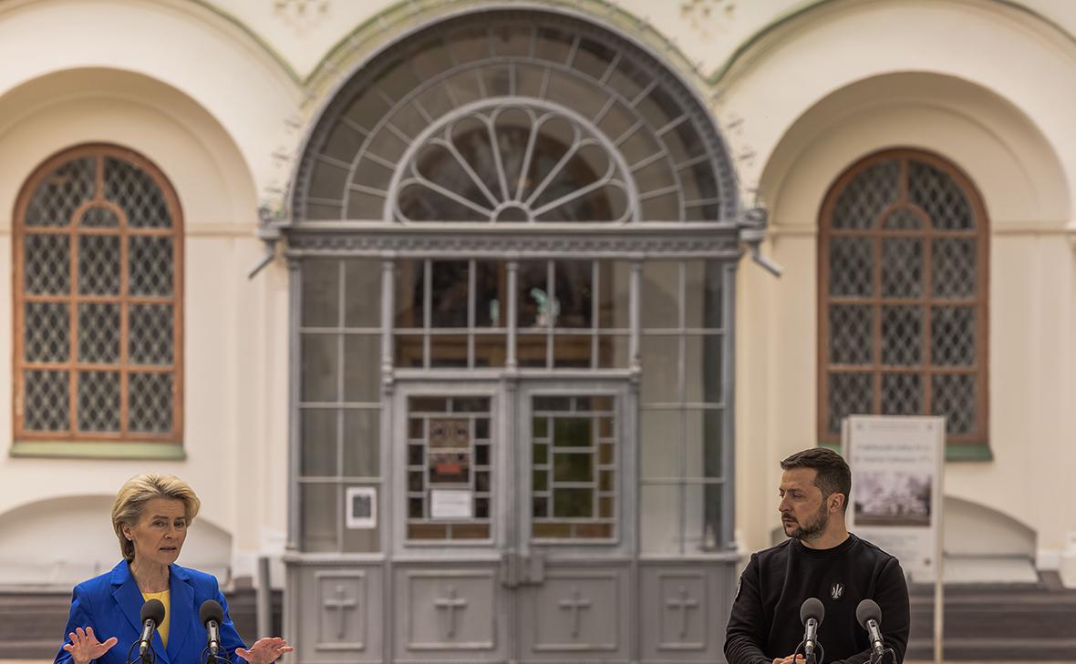 Фон дер Ляйен обсудила с Зеленским мирную сделку по Украине и членство страны в ЕС // Фон дер Ляйен обсудила с Зеленским «путь к миру» и членство Украины в Евросоюзе