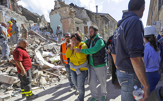 Последствия землетрясения в Италии



