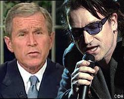 Джордж Буш и лидер U2 Боно признаны "Европейцами года"