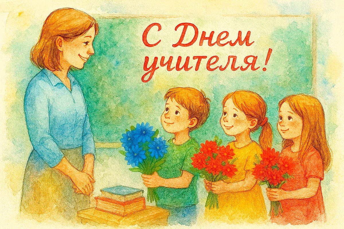 Открытки ко Дню учителя: 20 красивых и оригинальных вариантов