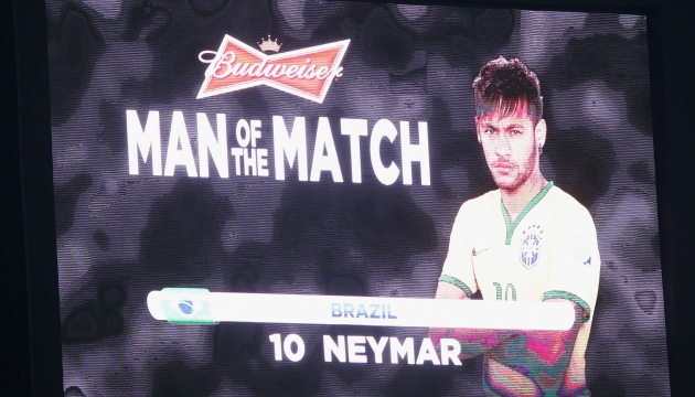 Неймар назван лучшим игроком матча, хотя титула Man of the Match вполне достоин и судья