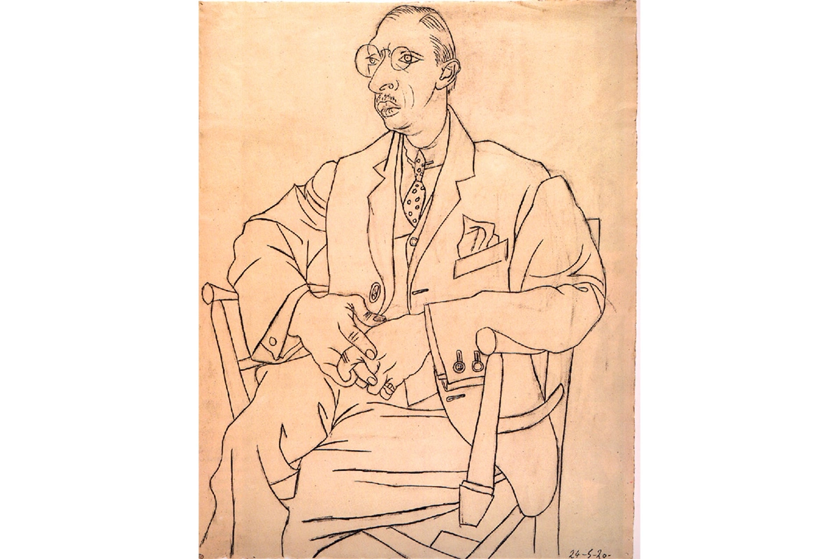 Портрет Игоря Стравинского, Пабло Пикассо