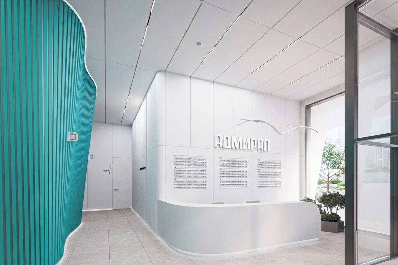 Общественные пространства в бизнес-центре &laquo;Адмирал&raquo;
