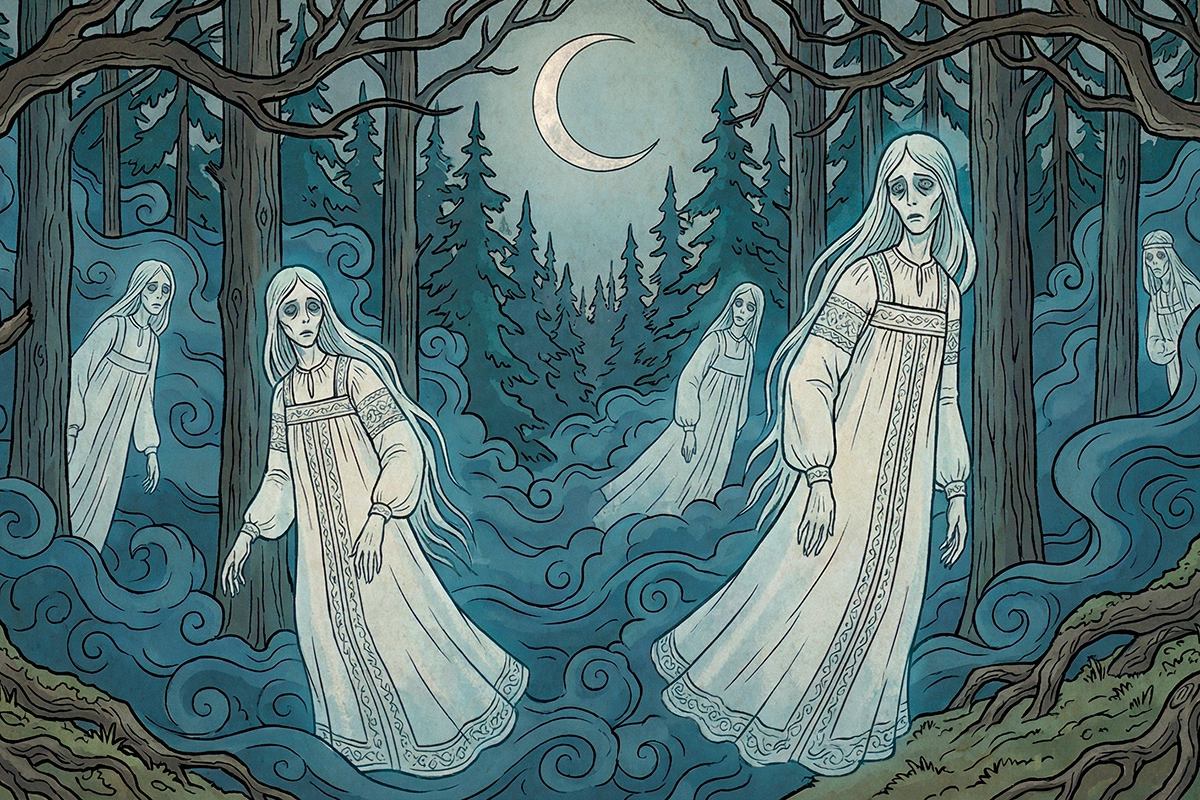 Навьи — духи умерших «неправильной» смертью: самоубийц и утопленников