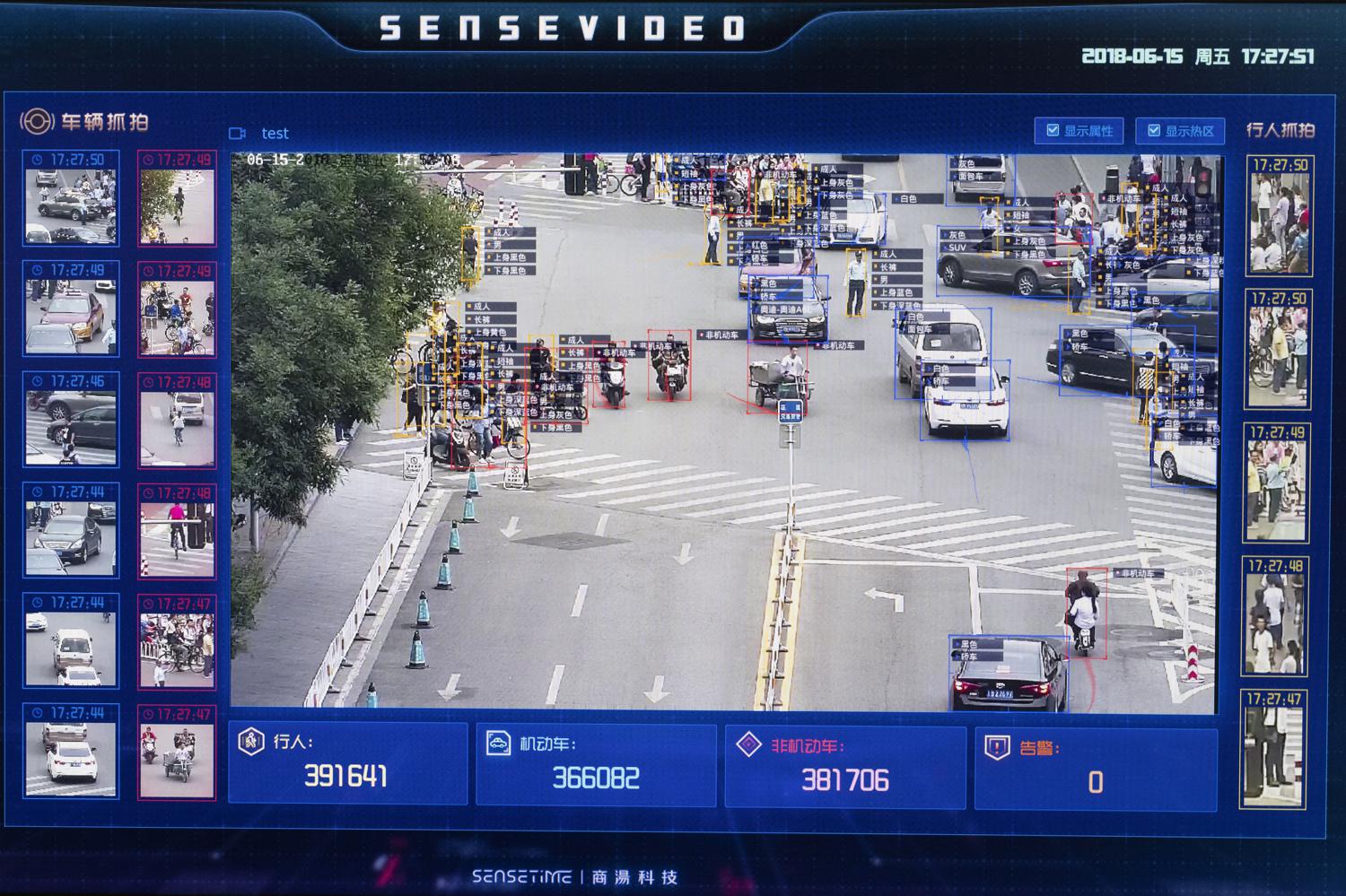 Система распознавания пешеходов и транспортных средств SenseVideo