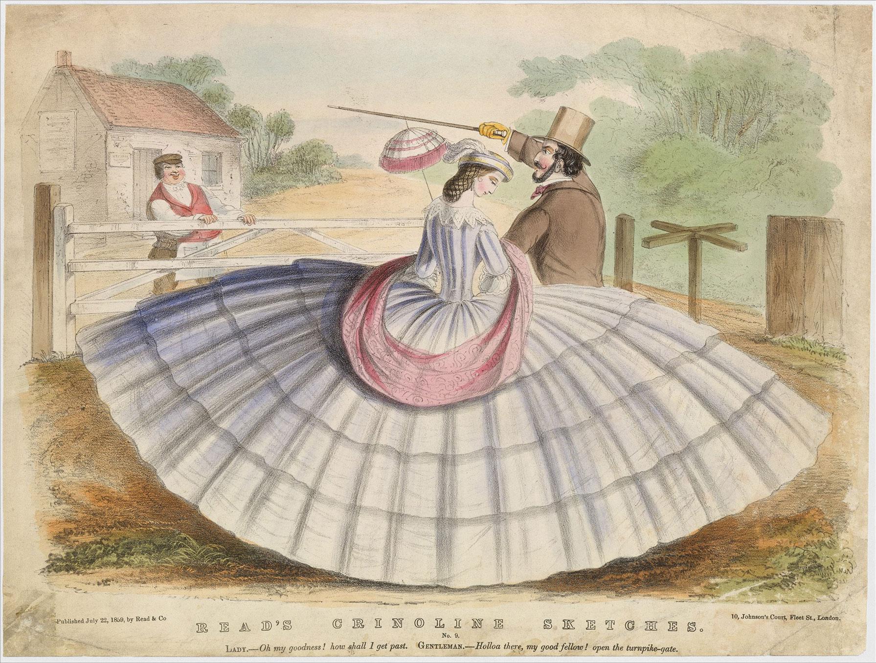 Дама в кринолине, 1859, собрание&nbsp;Метрополитен-музея
