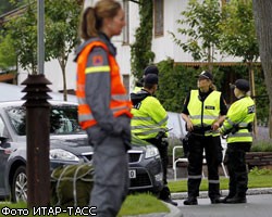 Около места теракта в Норвегии пойман мужчина с ножом