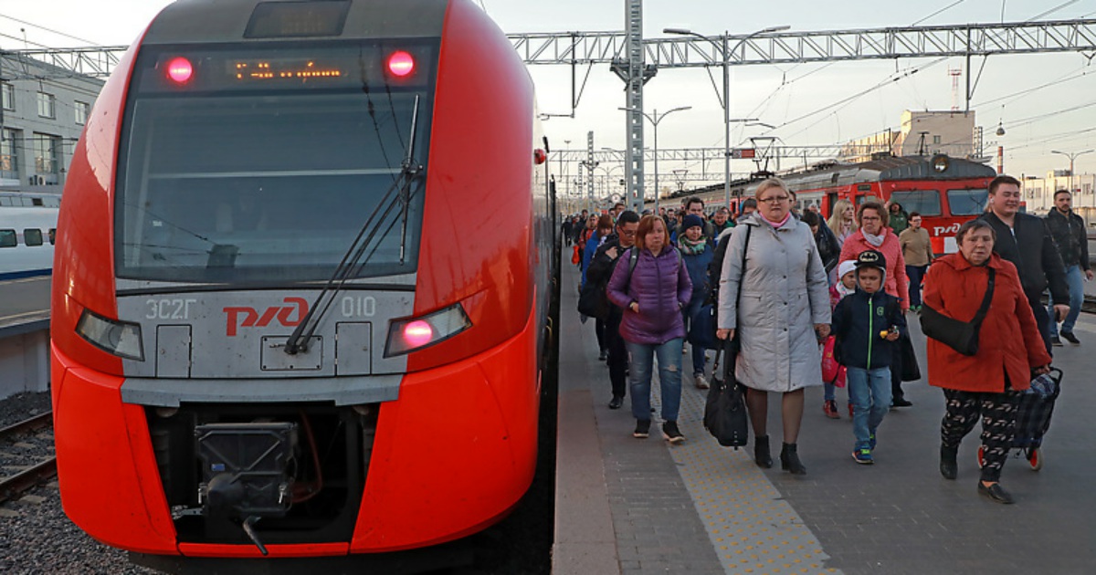 Поезд ласточка санкт петербург фото