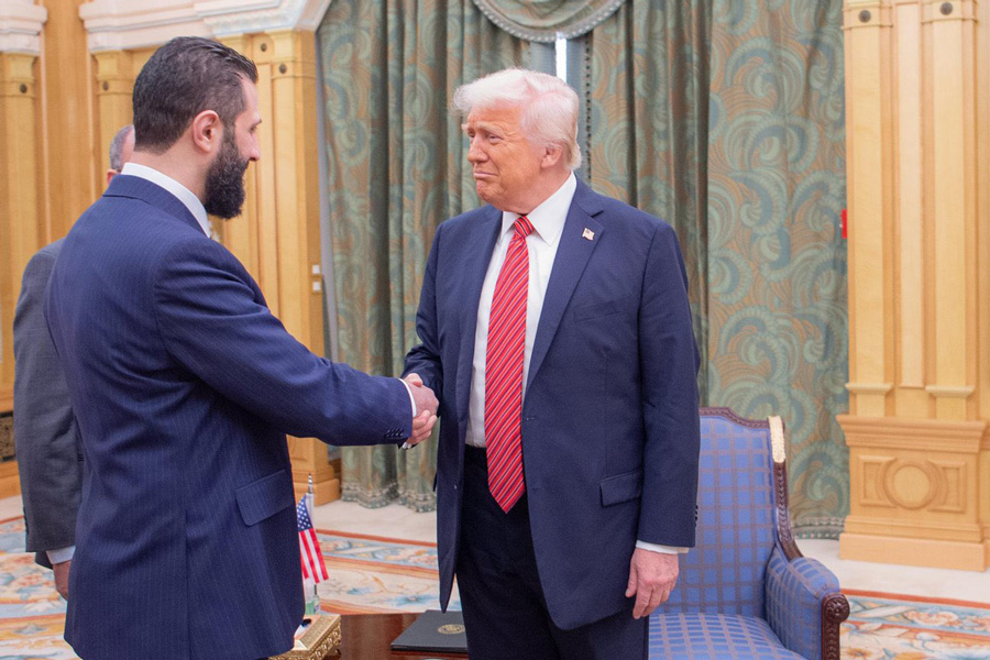 Дональд Трамп и Ахмед аш-Шараа
