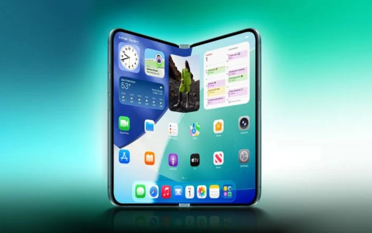 Рендер первого раскладного iPhone, премьера которого состоится в 2026 году