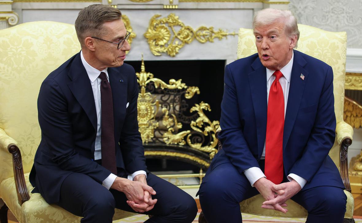 Александр Стубб и Дональд Трамп (слева направо)