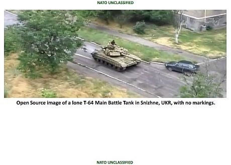 НАТО разглядело на территории Украины российские танки