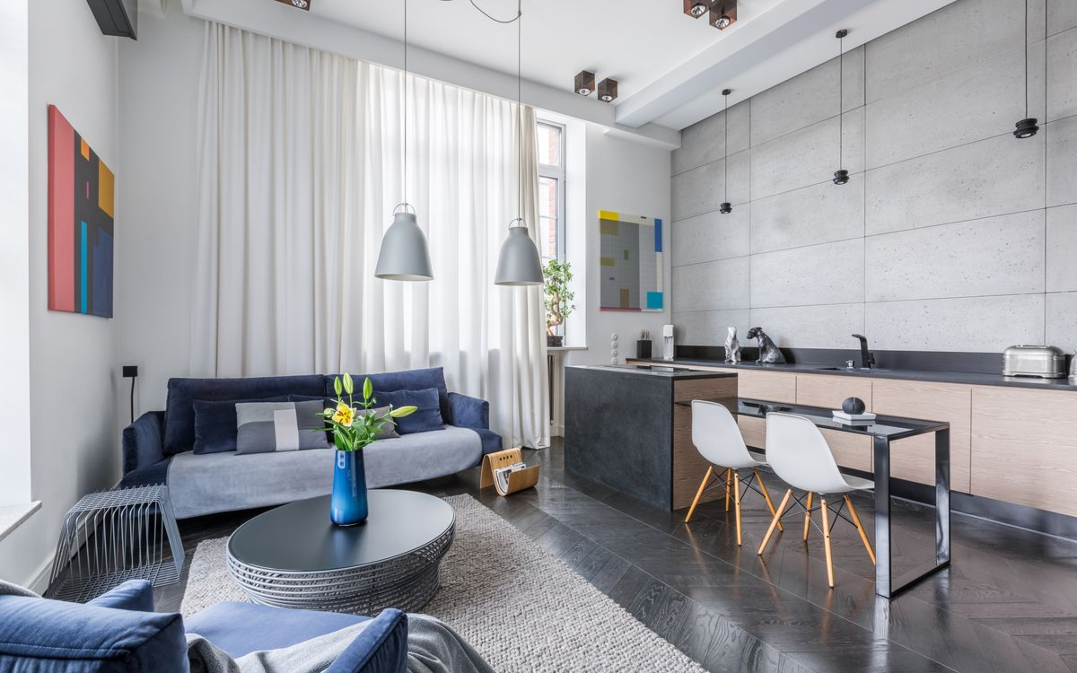 Как оформить интерьер однокомнатной квартиры: 47 классных идей с фото