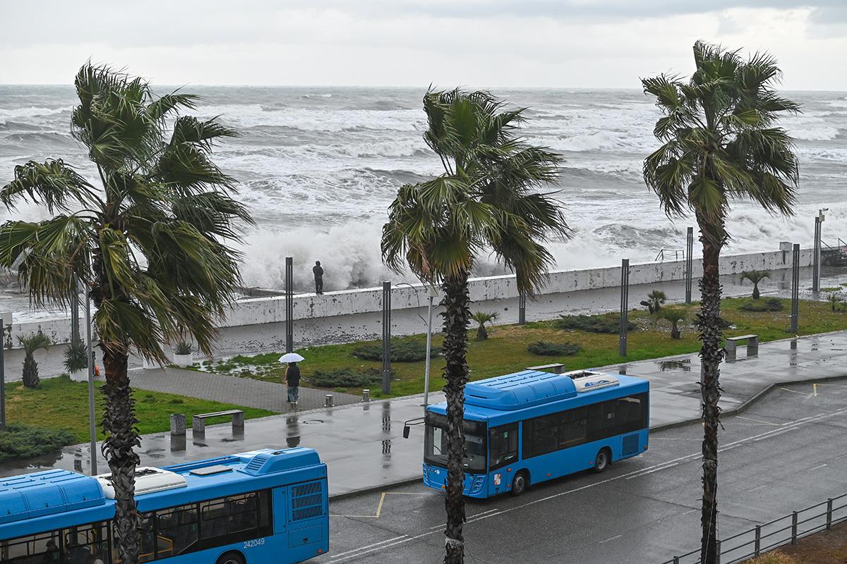 Шторм в Сочи, 19 февраля 2026 года