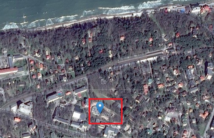 Фото: Скриншот кадастровой карты. Место строительства выделено красным
