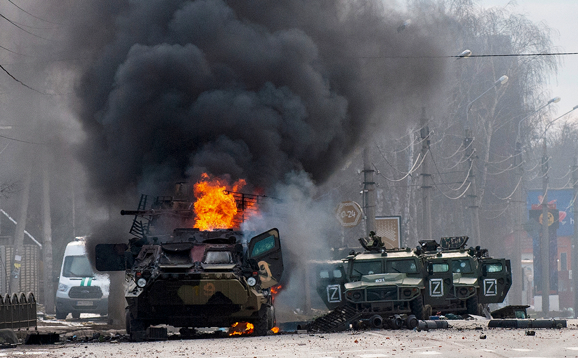 Фотографии боев на украине