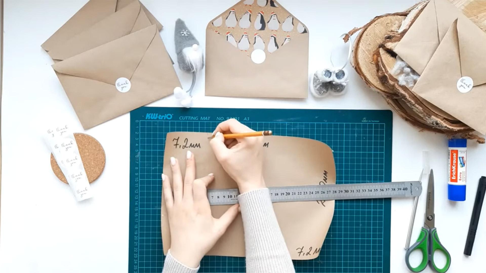 Как сделать конверт из бумаги своими руками | How to make envelope