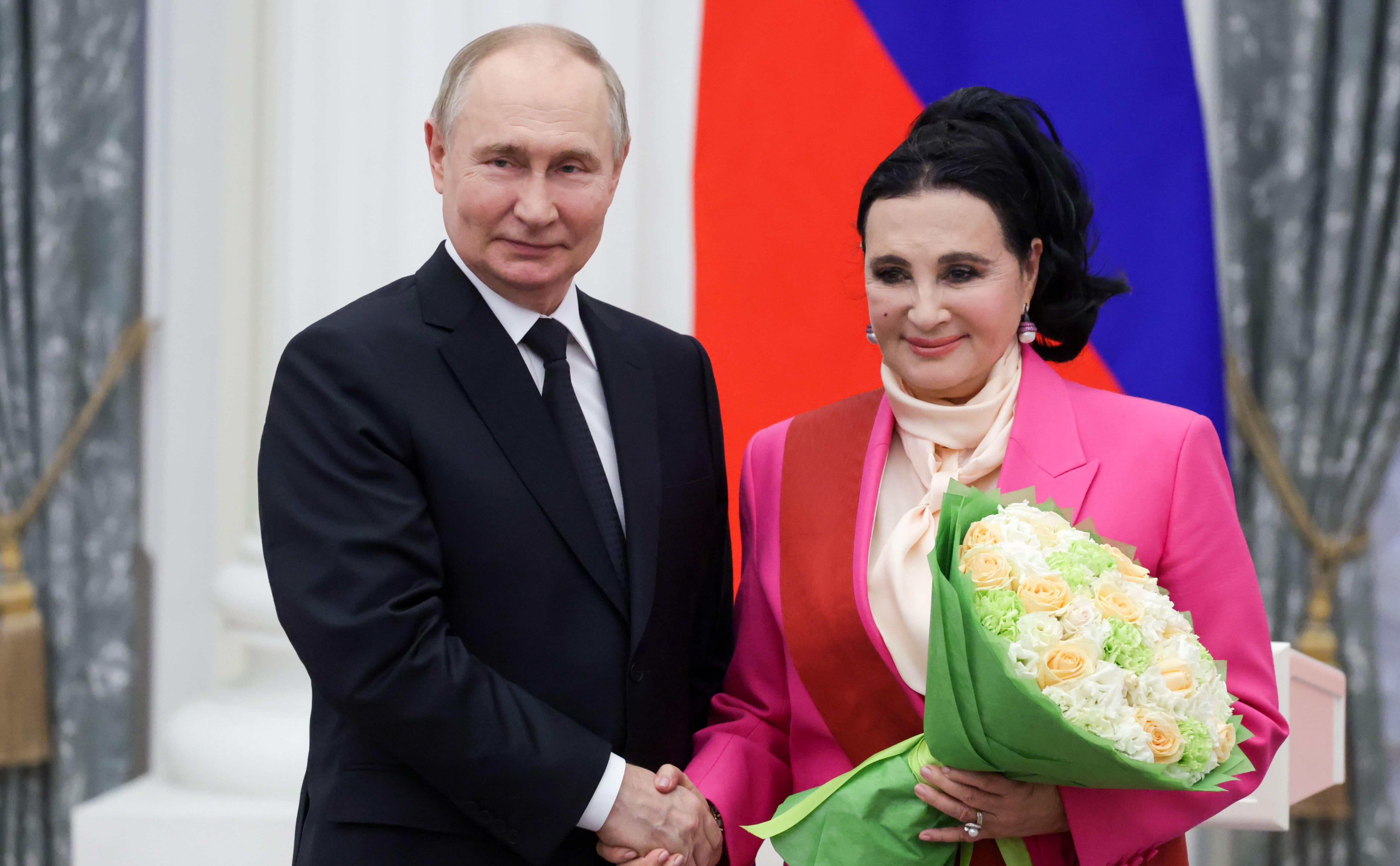 Владимир Путин и Ирина Винер