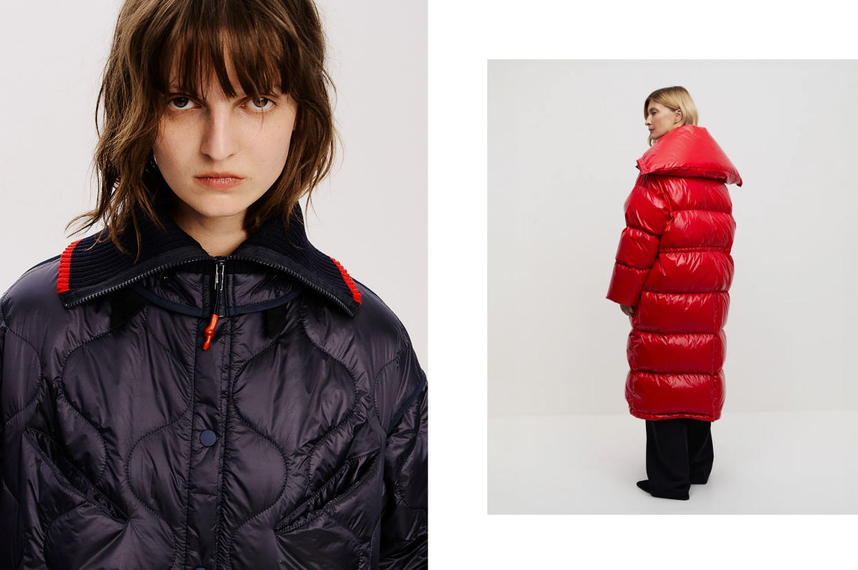 Как одеяло и ярко-красные: самые модные пуховики сезона