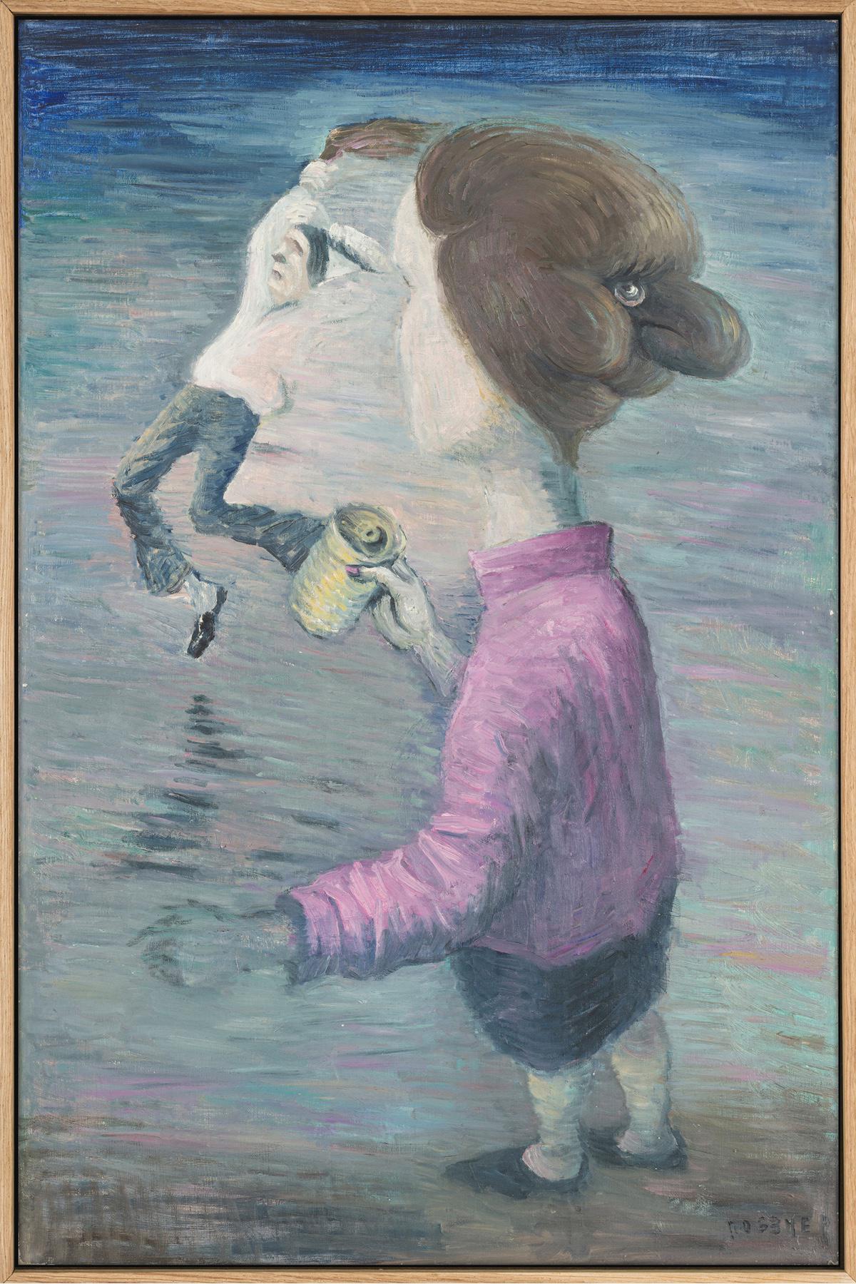 Картина «Танец наркома» (Ведьма), 2004. Из серии «Спрятанные лица»