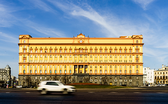 Вид на здание ФСБ России на Лубянской площади


