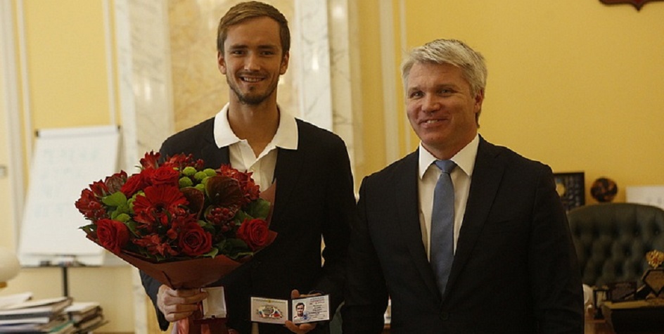 Теннисист Медведев получил звание «Заслуженный мастер спорта»