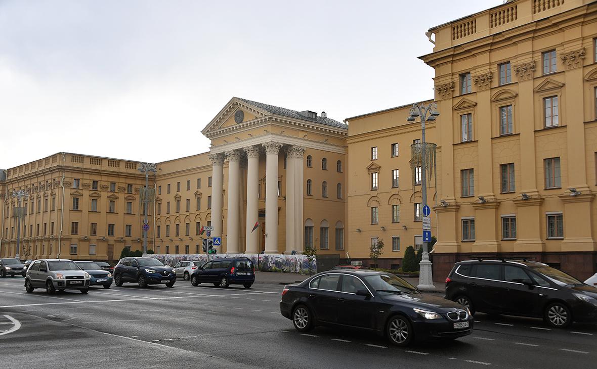 Вид на здание КГБ Белоруссии