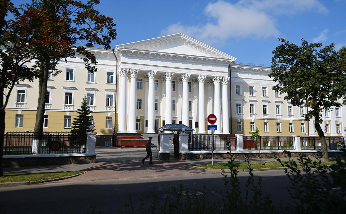 Здание Министерства обороны Белоруссии в Минске