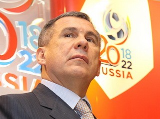 Р. Минниханов выступил за объединенный футбольный чемпионат с Украиной