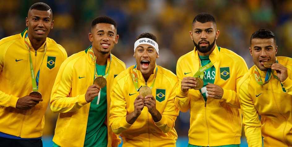 Мужская сборная Бразилии по футболу стала победителем Олимпиады-2016 в Рио-де-Жанейро