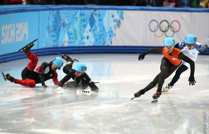 Твердый лед: сочинские падения олимпийцев